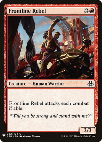 Image for Frontline Rebel (82) [The List Reprints]
