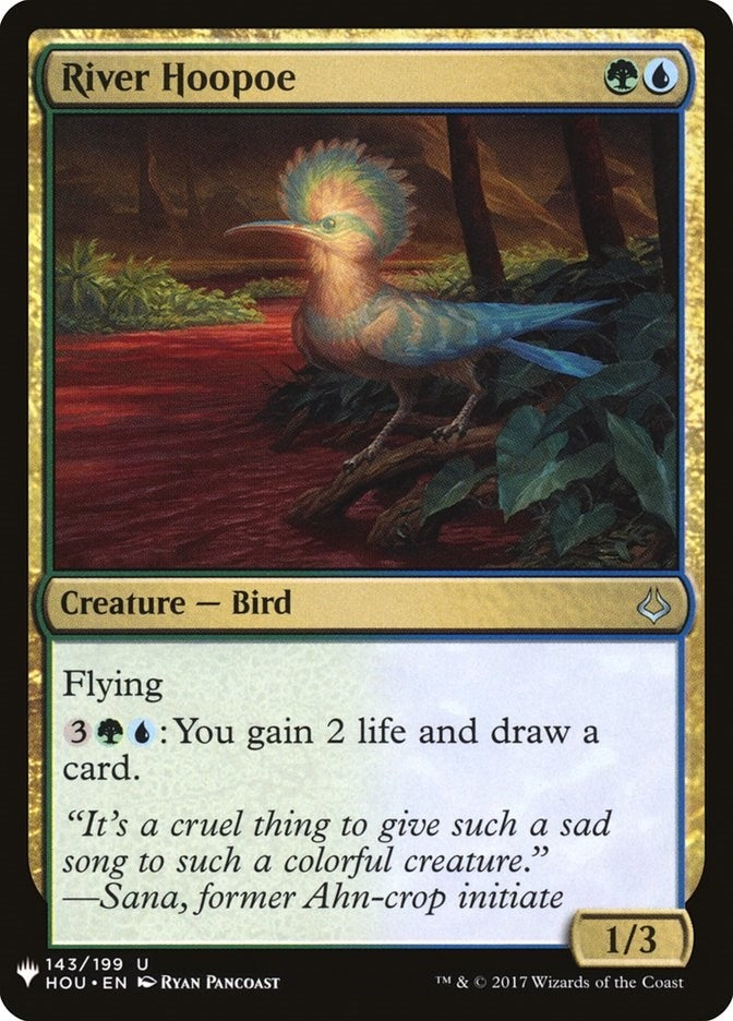 Image for River Hoopoe (143) [The List Reprints]
