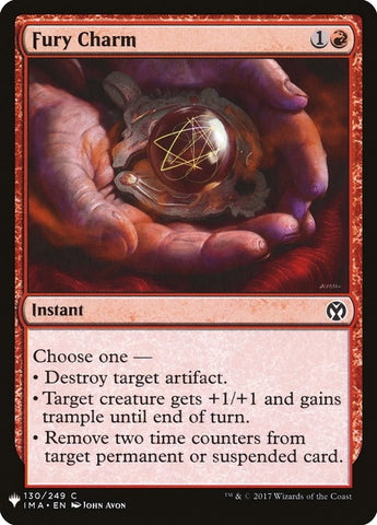 Image for Fury Charm (130) [The List Reprints]