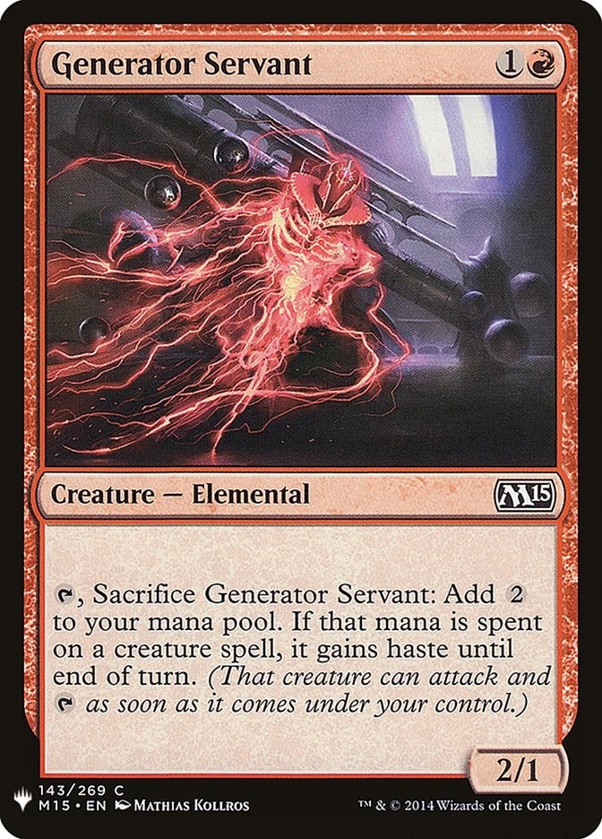 Image for Generator Servant (143) [The List Reprints]