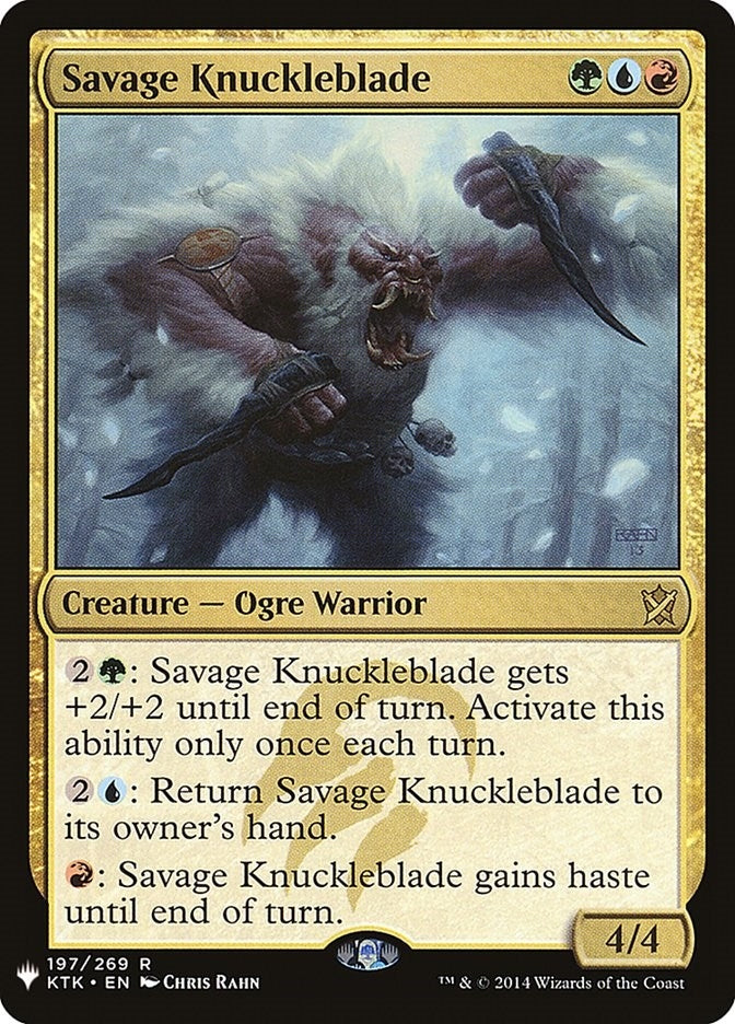 Image for Savage Knuckleblade (197) [The List Reprints]