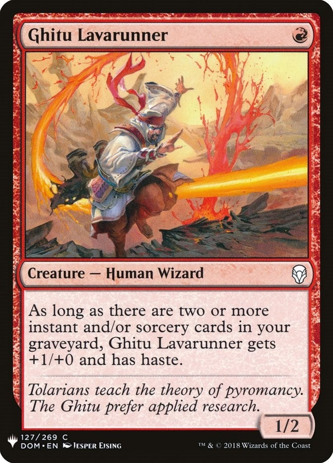 Image for Ghitu Lavarunner (127) [The List Reprints]
