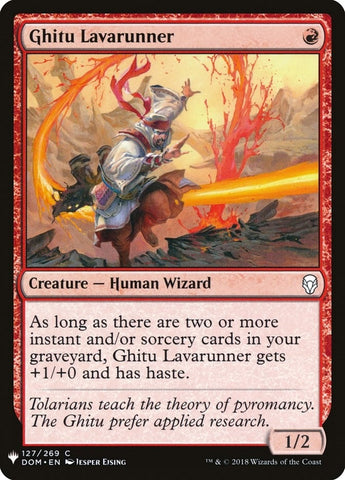 Image for Ghitu Lavarunner (127) [The List Reprints]