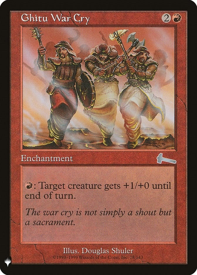 Image for Ghitu War Cry (78) [The List Reprints]