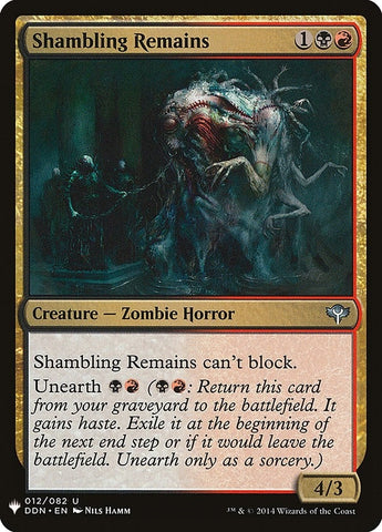 Image for Shambling Remains (12) [The List Reprints]