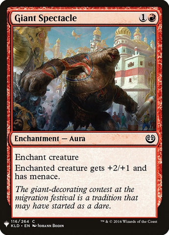Image for Giant Spectacle (116) [The List Reprints]