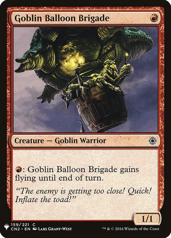Image for Goblin Balloon Brigade (159) [The List Reprints]