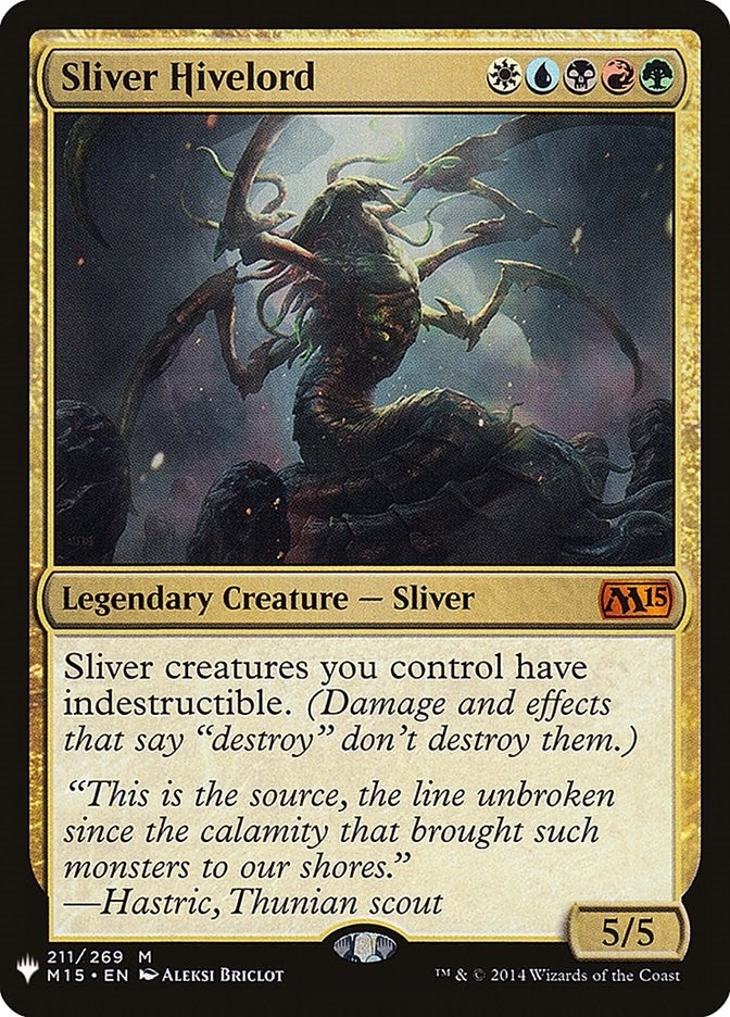 Image for Sliver Hivelord (211) [The List Reprints]