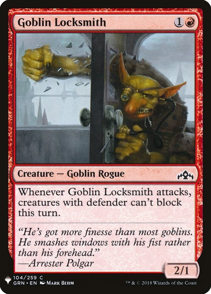 Image for Goblin Locksmith (104) [The List Reprints]