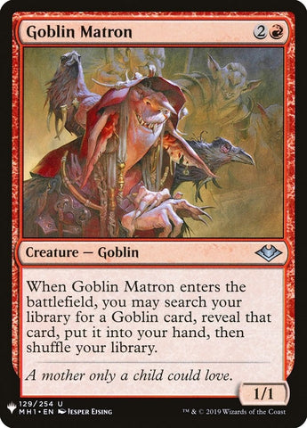 Image for Goblin Matron (MH1) (129) [The List Reprints]