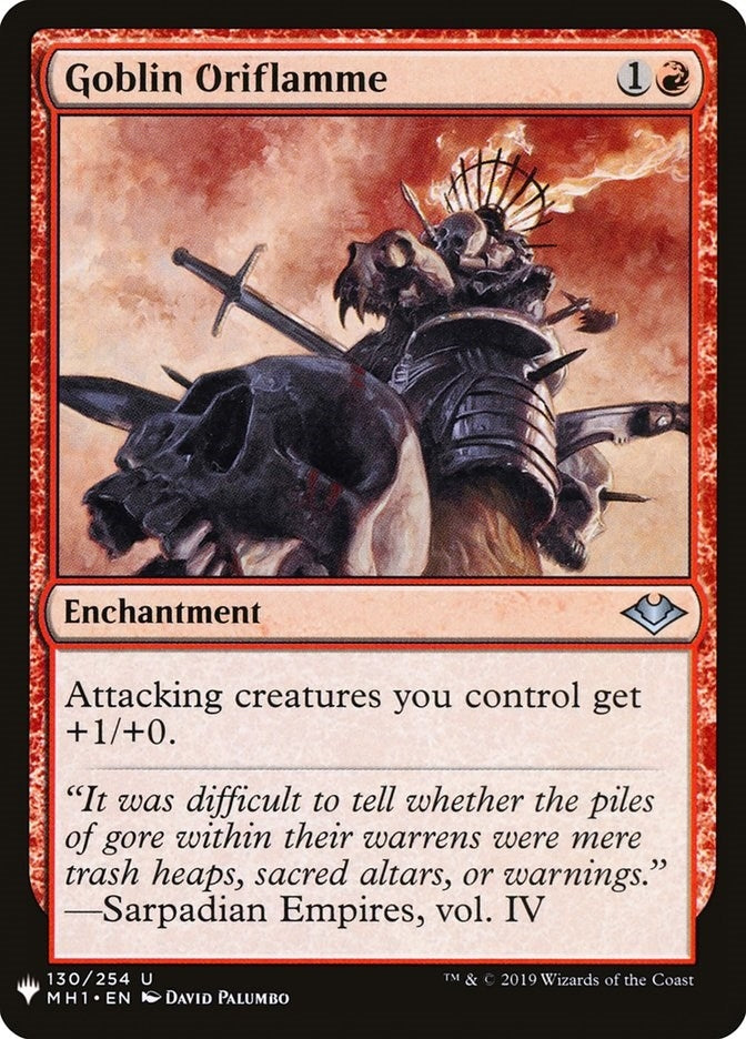 Image for Goblin Oriflamme (130) [The List Reprints]
