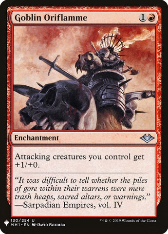 Image for Goblin Oriflamme (130) [The List Reprints]