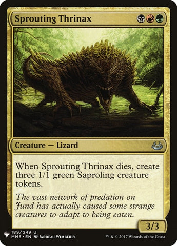 Image for Sprouting Thrinax (189) - Magic: The Gathering