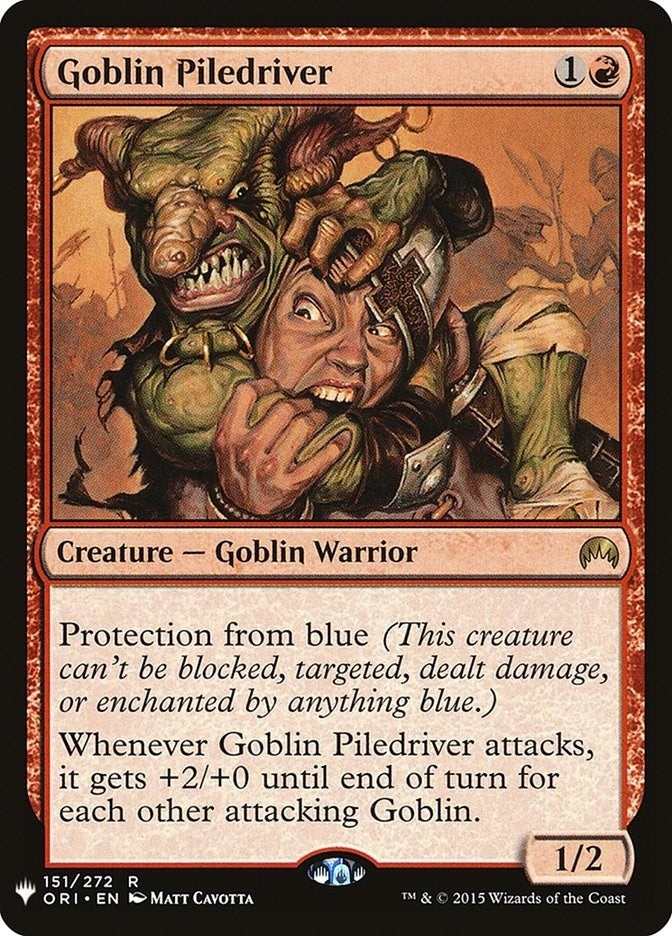 Image for Goblin Piledriver (151) [The List Reprints]