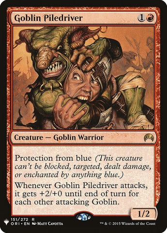 Image for Goblin Piledriver (151) [The List Reprints]
