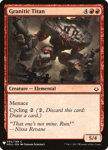 Image for Granitic Titan (95) [The List Reprints]