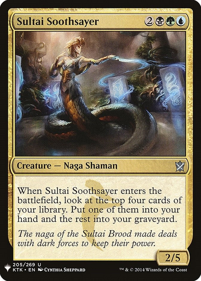 Image for Sultai Soothsayer (205) [The List Reprints]