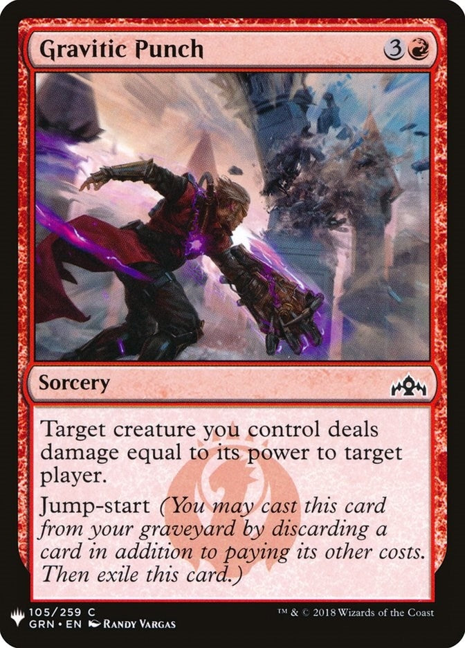 Image for Gravitic Punch (105) [The List Reprints]