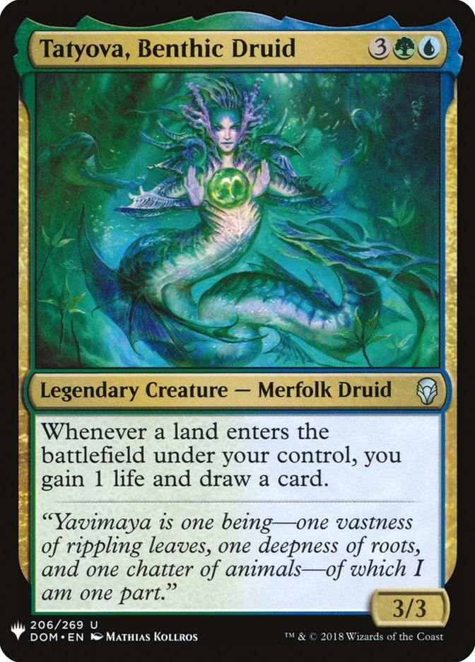 Image for Tatyova, Benthic Druid (206) [The List Reprints]