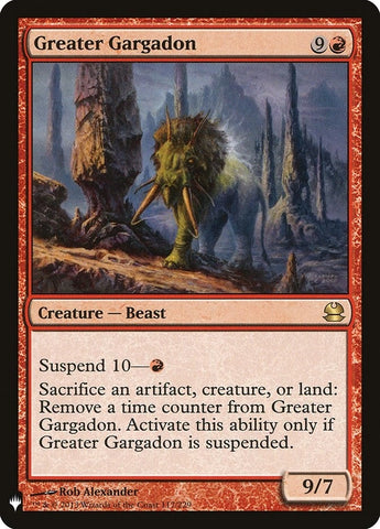 Image for Greater Gargadon (117) [The List Reprints]