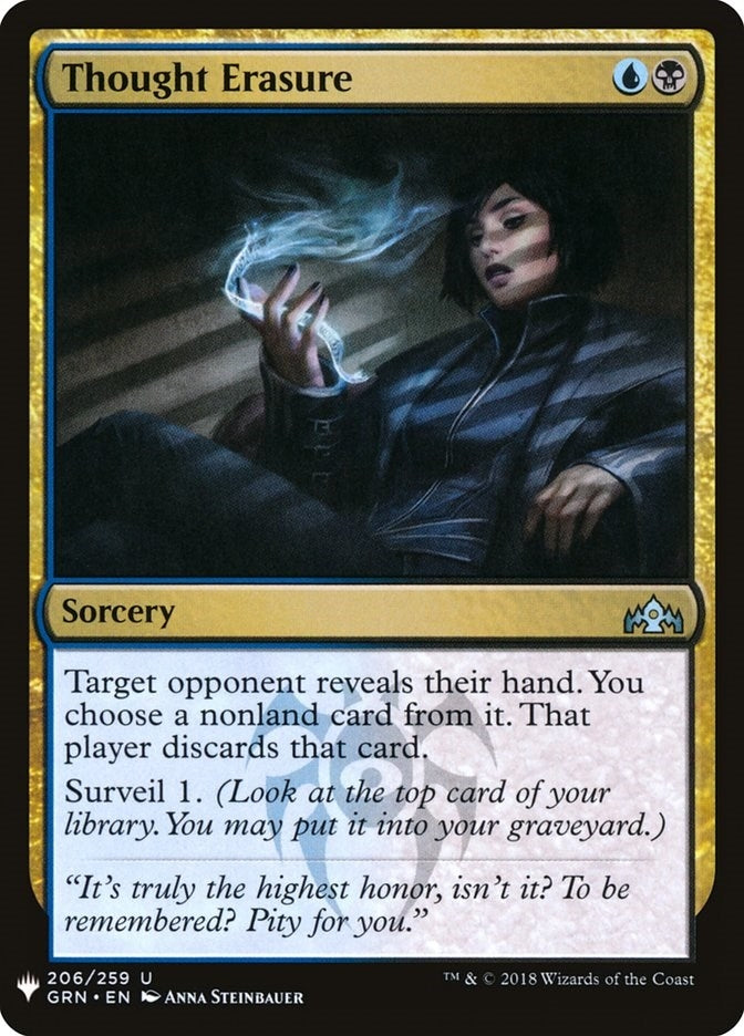 Image for Thought Erasure (206) [The List Reprints]