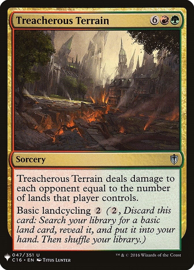 Image for Treacherous Terrain (47) [The List Reprints]