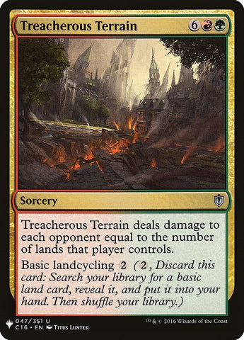 Image for Treacherous Terrain (47) [The List Reprints]