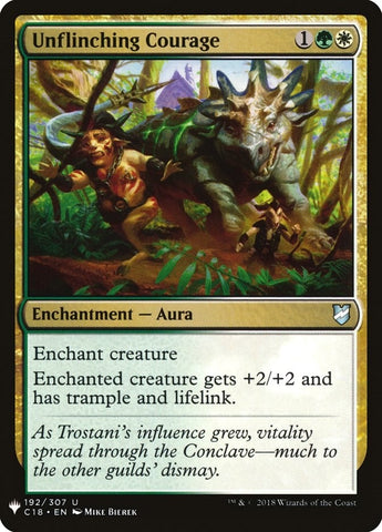 Image for Unflinching Courage (192) [The List Reprints]