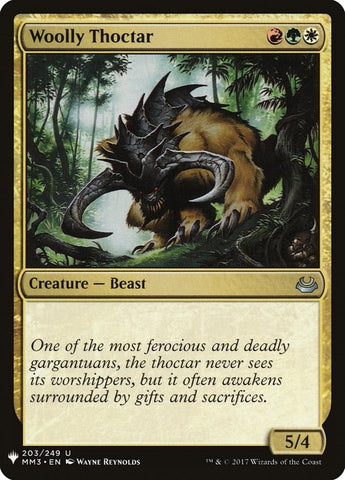 Image for Woolly Thoctar (203) [The List Reprints]