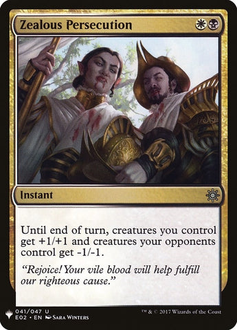 Image for Zealous Persecution (41) [The List Reprints]