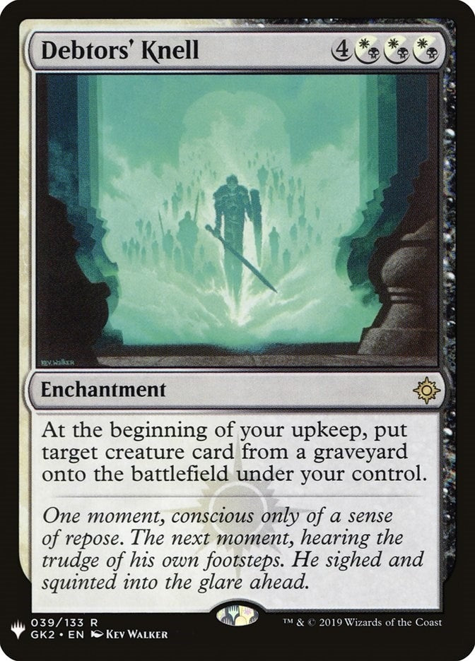 Image for Debtors' Knell (39) [The List Reprints]
