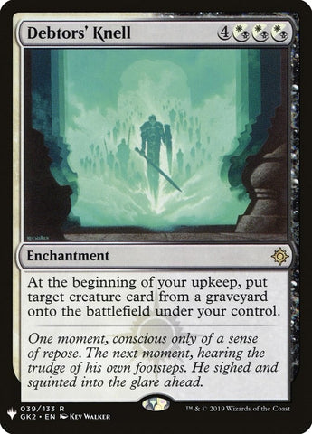 Image for Debtors' Knell (39) [The List Reprints]