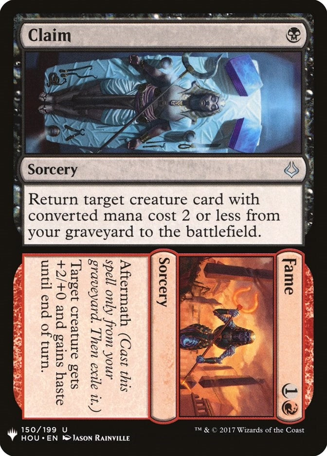 Image for Claim // Fame (150) [The List Reprints]