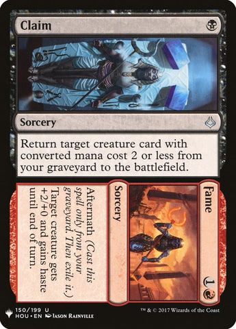Image for Claim // Fame (150) [The List Reprints]