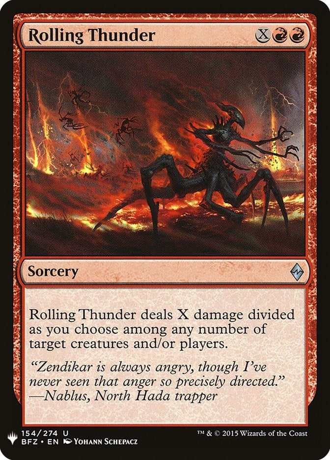 Image for Rolling Thunder (154) [The List Reprints]