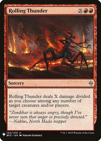 Image for Rolling Thunder (154) [The List Reprints]