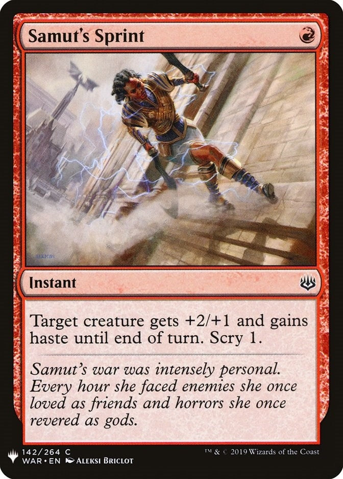 Image for Samut's Sprint (142) [The List Reprints]