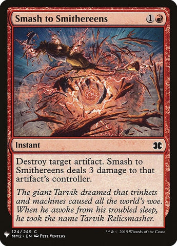 Image for Smash to Smithereens (124) [The List Reprints]