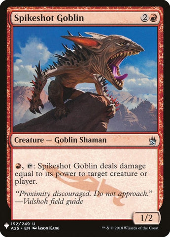Image for Spikeshot Goblin (152) [The List Reprints]