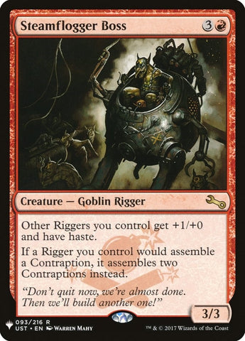 Image for Steamflogger Boss (93) [The List Reprints]