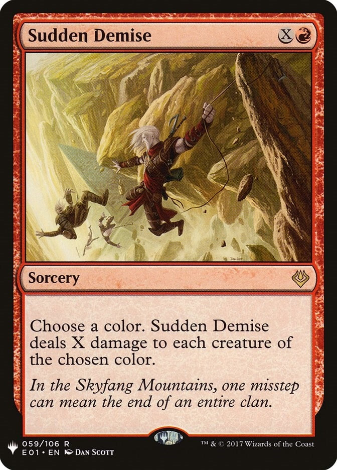 Image for Sudden Demise (59) [The List Reprints]