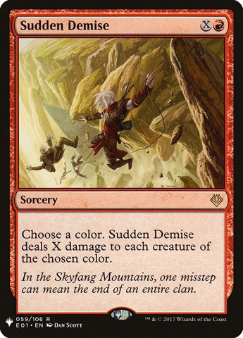 Image for Sudden Demise (59) [The List Reprints]
