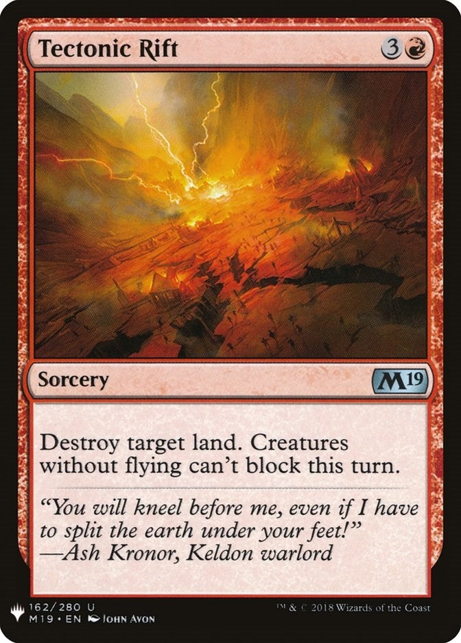 Image for Tectonic Rift (162) [The List Reprints]