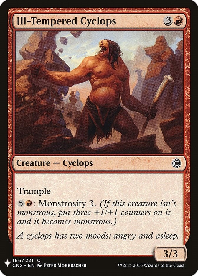 Image for Ill-Tempered Cyclops (166) [The List Reprints]