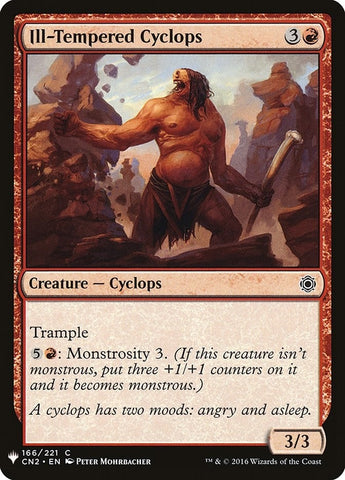 Image for Ill-Tempered Cyclops (166) [The List Reprints]