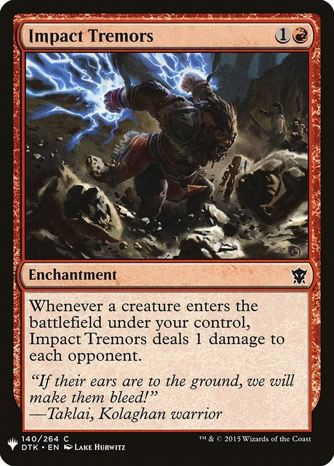 Image for Impact Tremors (140) [The List Reprints]