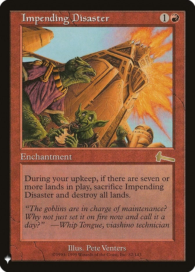Image for Impending Disaster (82) [The List Reprints]