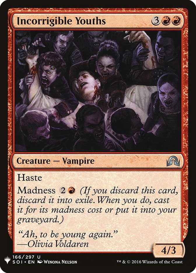 Image for Incorrigible Youths (166) [The List Reprints]
