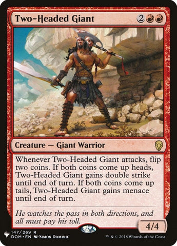 Image for Two-Headed Giant (147) [The List Reprints]