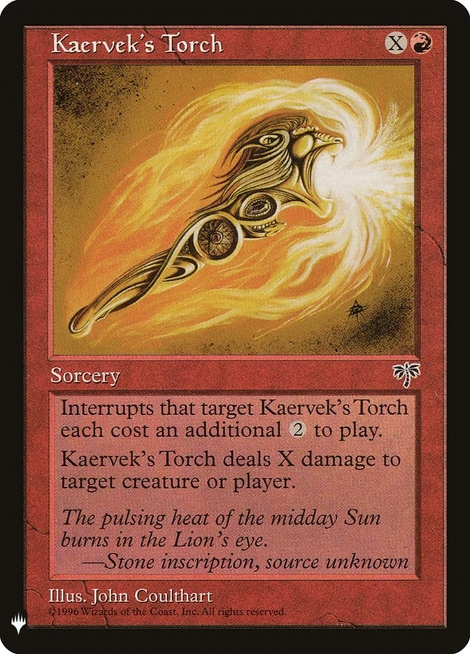 Image for Kaervek's Torch (185) [The List Reprints]